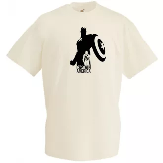 Hősök - Captain America minima férfi rövid ujjú póló