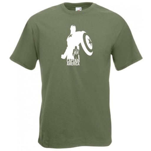 Hősök - Captain America minima férfi rövid ujjú póló