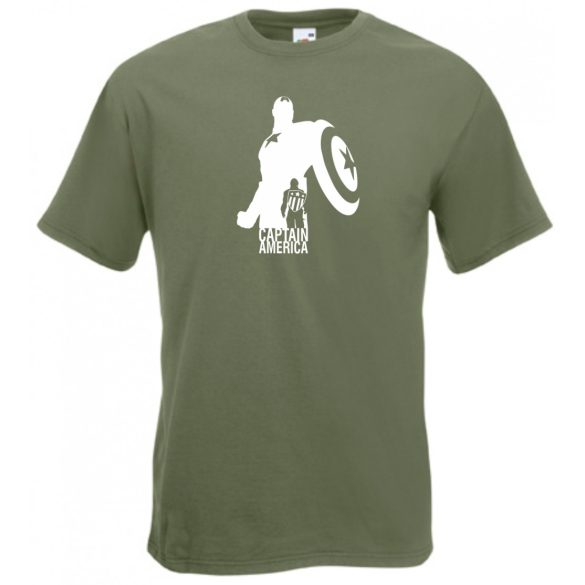 Hősök - Captain America minima férfi rövid ujjú póló