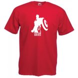 Hősök - Captain America minima férfi rövid ujjú póló