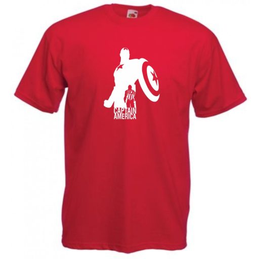 Hősök - Captain America minima férfi rövid ujjú póló