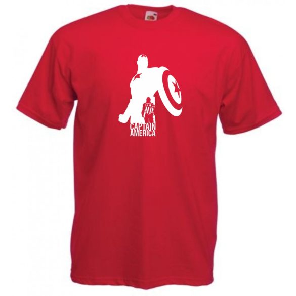 Hősök - Captain America minima férfi rövid ujjú póló