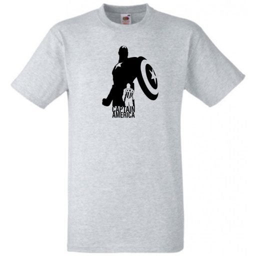 Hősök - Captain America minima férfi rövid ujjú póló