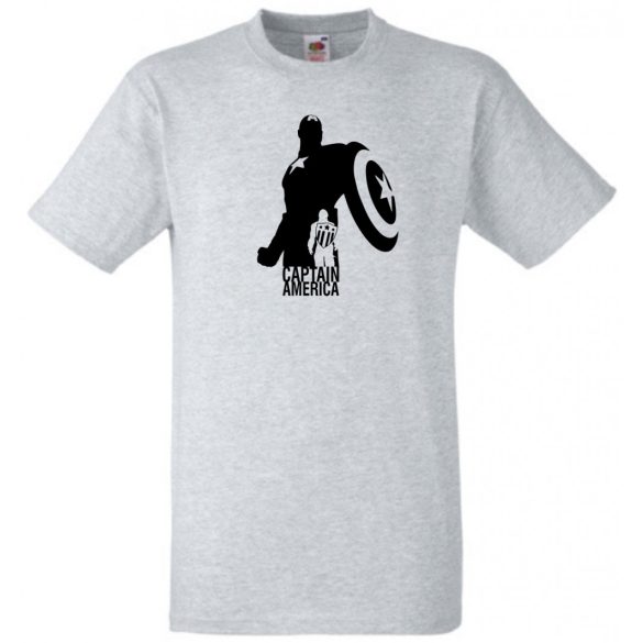 Hősök - Captain America minima férfi rövid ujjú póló