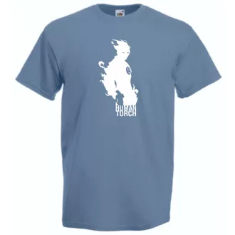 Hősök - Human Torch minima férfi rövid ujjú póló