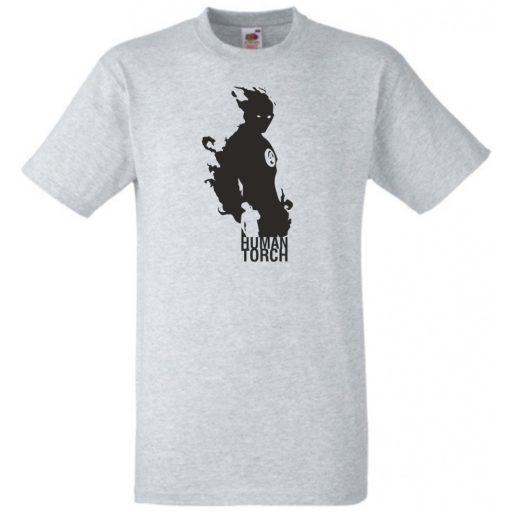 Hősök - Human Torch minima férfi rövid ujjú póló