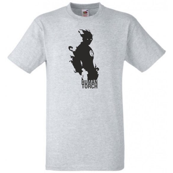 Hősök - Human Torch minima férfi rövid ujjú póló