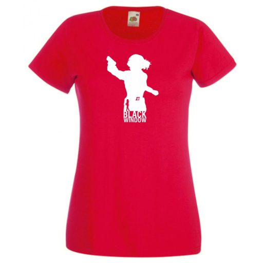Hősök - Black Widow minima női rövid ujjú póló