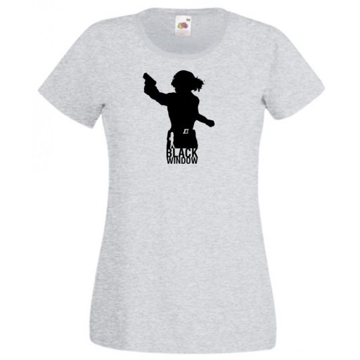 Hősök - Black Widow minima női rövid ujjú póló