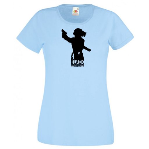 Hősök - Black Widow minima női rövid ujjú póló