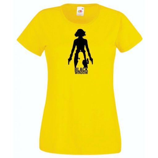 Hősök Black Widow minima női rövid ujjú póló