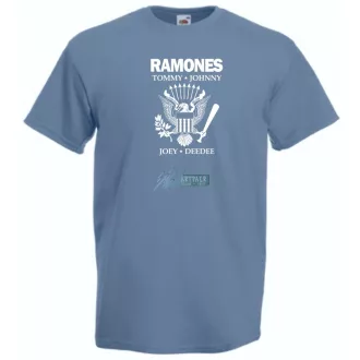 Retro Ramones férfi rövid ujjú póló