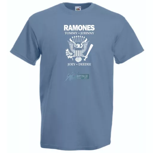 Retro Ramones férfi rövid ujjú póló