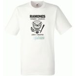 Retro Ramones férfi rövid ujjú póló
