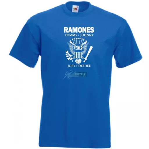 Retro Ramones férfi rövid ujjú póló