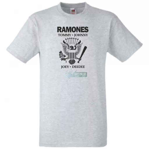 Retro Ramones férfi rövid ujjú póló