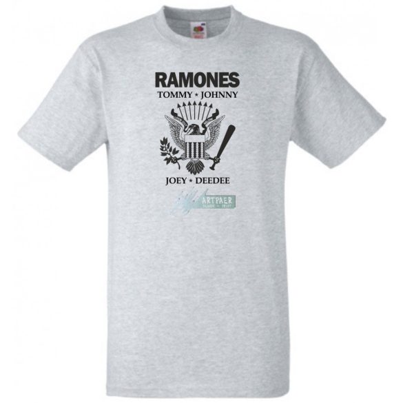 Retro Ramones férfi rövid ujjú póló