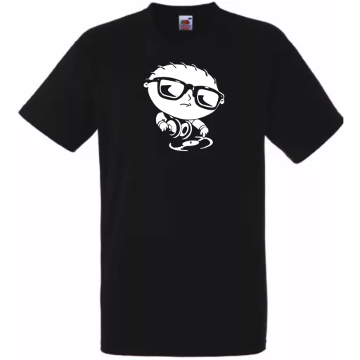 Stewie, a lemezlovas - DJ férfi rövid ujjú póló