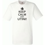 Keep Calm Utini férfi rövid ujjú póló