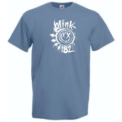 Festékes Blink 182 fröcs férfi rövid ujjú póló