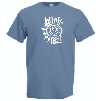 Festékes Blink 182 fröcs férfi rövid ujjú póló