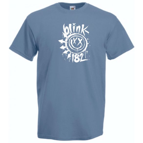 Festékes Blink 182 fröcs férfi rövid ujjú póló