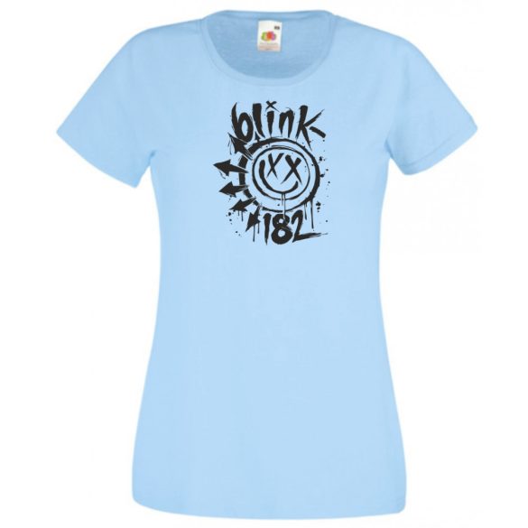 Festékes Blink 182 fröcs női rövid ujjú póló