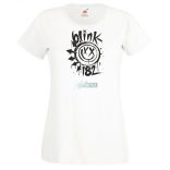 Festékes Blink 182 fröcs női rövid ujjú póló