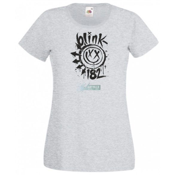 Festékes Blink 182 fröcs női rövid ujjú póló