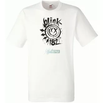 Festékes Blink 182 fröcs férfi rövid ujjú póló