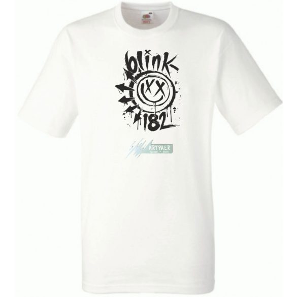 Festékes Blink 182 fröcs férfi rövid ujjú póló