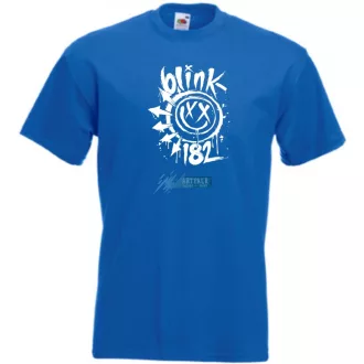 Festékes Blink 182 fröcs férfi rövid ujjú póló