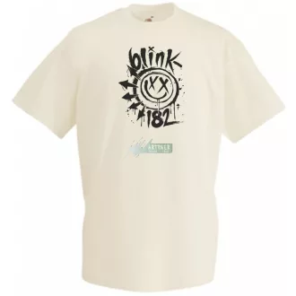 Festékes Blink 182 fröcs férfi rövid ujjú póló