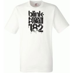 Festékes Blinky-182 férfi rövid ujjú póló