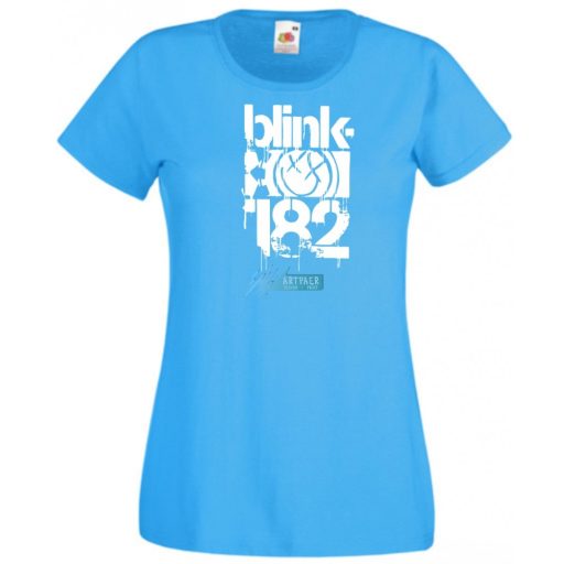 Festékes Blinky-182 női rövid ujjú póló