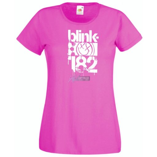 Festékes Blinky-182 női rövid ujjú póló