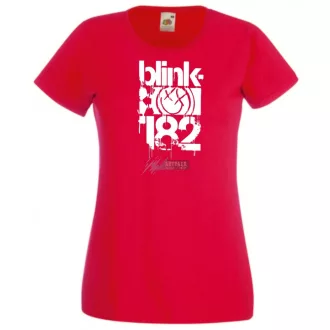 Festékes Blinky-182 női rövid ujjú póló