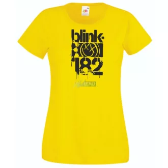 Festékes Blinky-182 női rövid ujjú póló