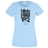 Festékes Blinky-182 női rövid ujjú póló