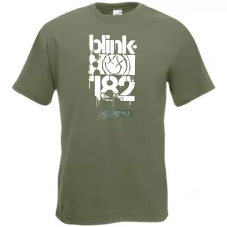 Festékes Blinky-182 férfi rövid ujjú póló