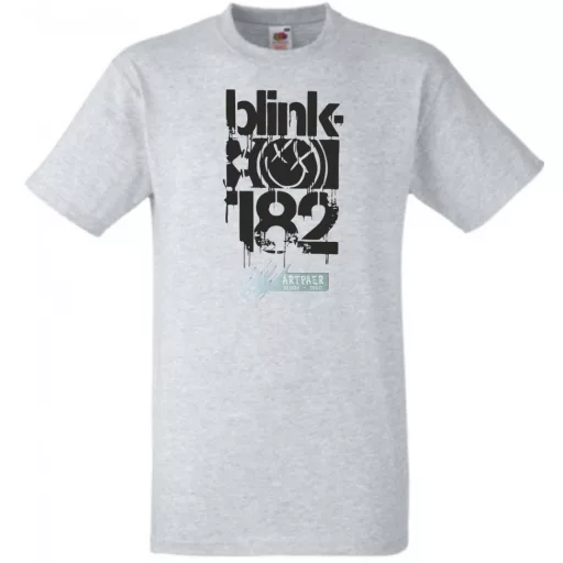 Festékes Blinky-182 férfi rövid ujjú póló