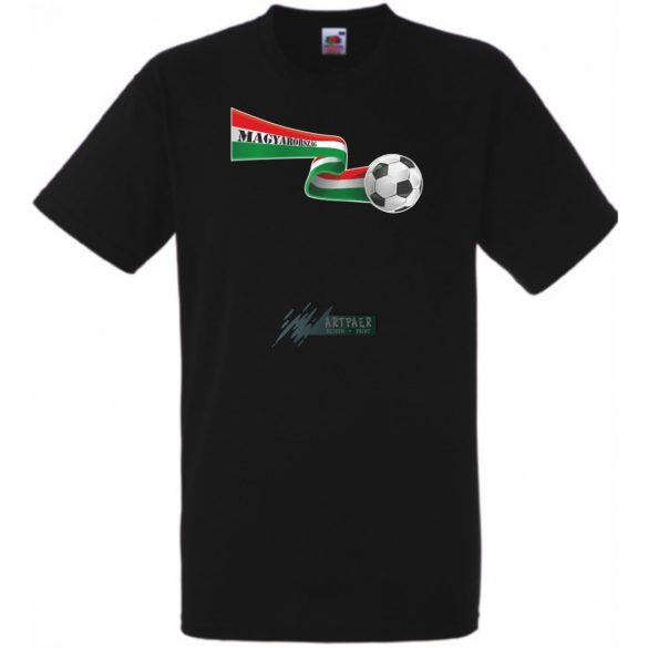Foci szurkoló - Hajrá Magyarország! férfi rövid ujjú póló