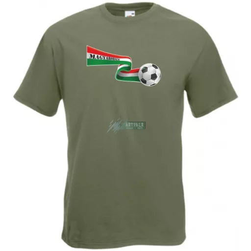 Foci szurkoló - Hajrá Magyarország! férfi rövid ujjú póló