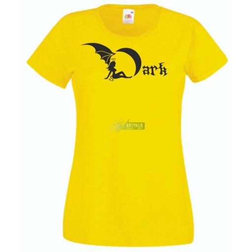 Sötét ördögi Angyal női rövid ujjú póló