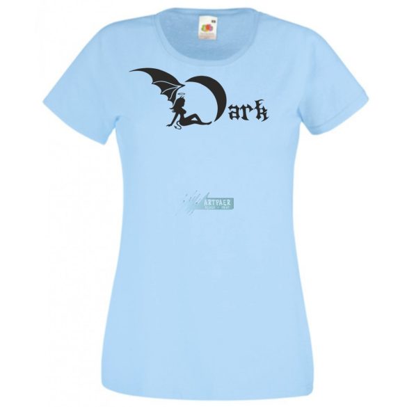 Sötét ördögi Angyal női rövid ujjú póló