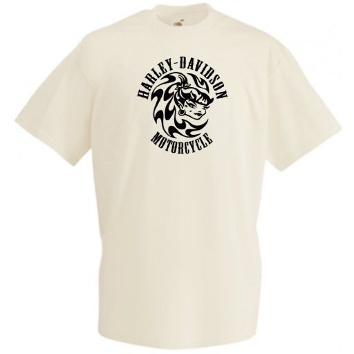 Motor fan Motorcycles Harley Girl férfi rövid ujjú póló