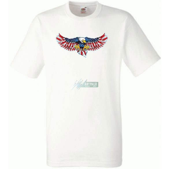 Amerikai Sas férfi rövid ujjú póló