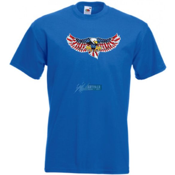 Amerikai Sas férfi rövid ujjú póló