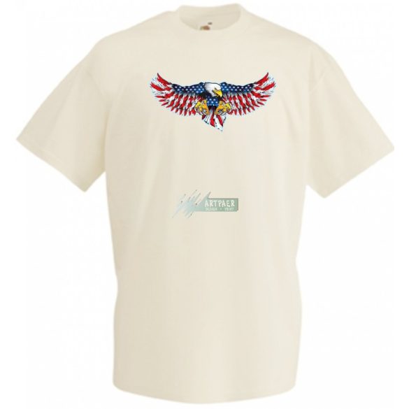 Amerikai Sas férfi rövid ujjú póló