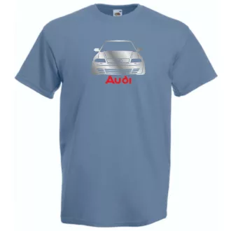 Autó fan Audi minima férfi rövid ujjú póló